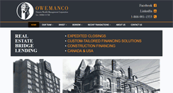 Desktop Screenshot of owemanco.com